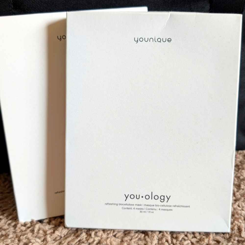 Younique Youology Refreshing Bio-Cellulose Mask NIB 8 count